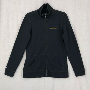 University of Oregon Ducks Womens Large Black Track Jacket